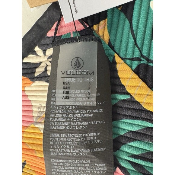 NWT- VOLCOM- HAD ME AT ALOHA-CHEEKINI Bikini Bottom Size Small Reail $52 - Picture 11 of 12